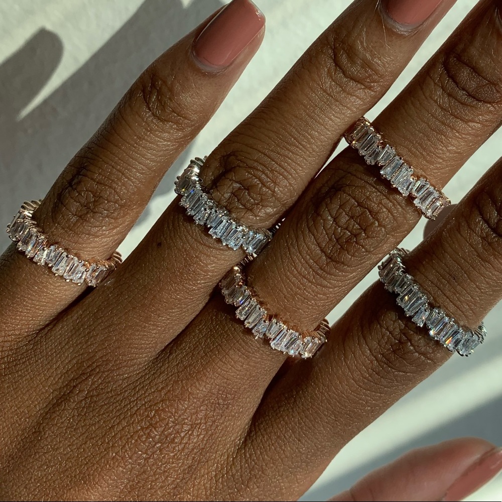 Thin Baguette Eternity Ring